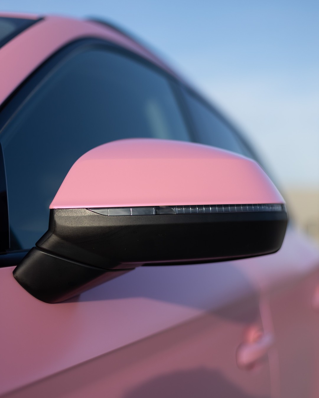 Audi Q3   Satin Blush Pink Red Shift  Vinyl Wrap