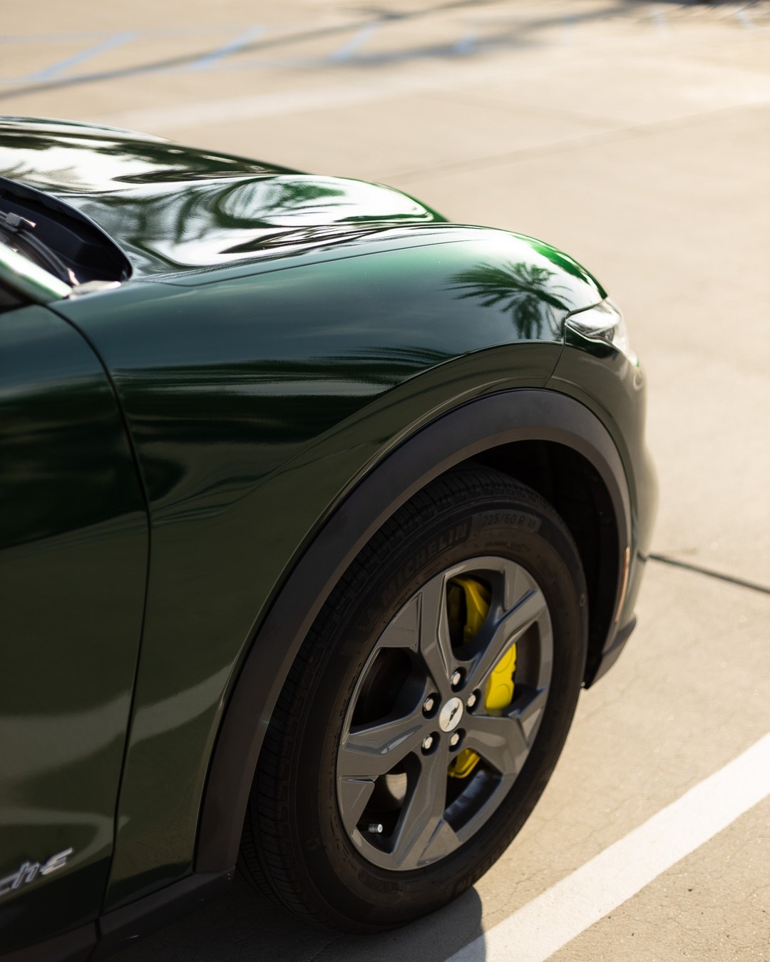 Ford Mach E   Paint Metallic Midnight Green  Vinyl Wrap